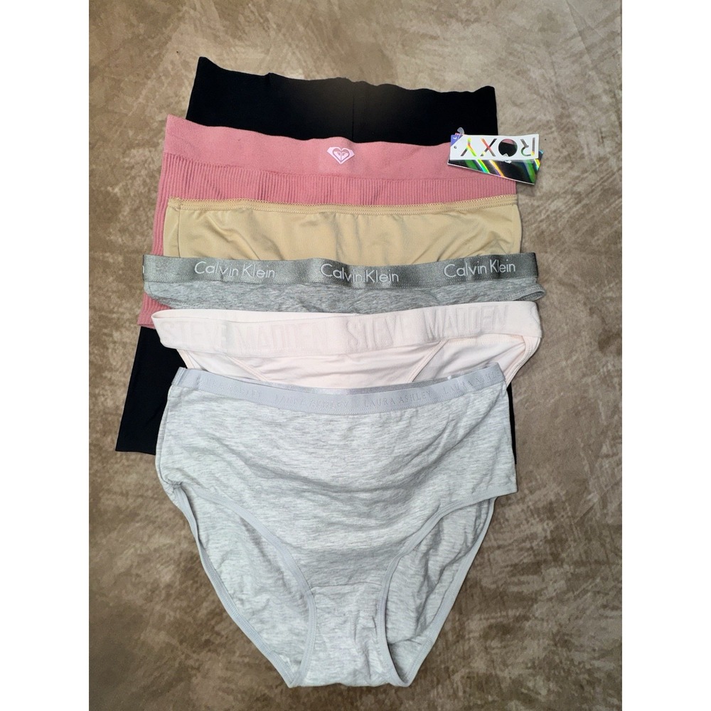 6 Pairs Misc Women's panties NEW Size Large
